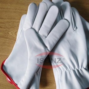 ถุงมือหนังแพะสำหรับงานทั่วไป ใช้ได้ทั้งชายและหญิง เหมาะสำหรับงานขับรถ งานช่าง งานสวน และเพื่อความปลอดภัยในการทำงาน - Product Image 1