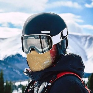 Balaclava unisexe couvrant tout le visage, 100% polyester, impression par sublimation, masque de sport d'extérieur, design rouge, bleu, or - Product Image 3