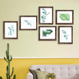 8x10 Marcos DE FOTOS Montaje en pared marrón rústico o exhibición de mesa 6PCS sheesham marcos de fotos de madera hechos a mano - Product Image 4