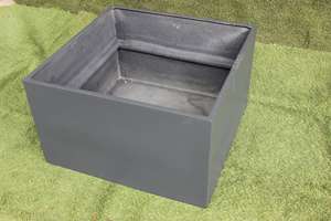 Jardinière ronde en FRP à finition brillante/mate - Robuste, légère et au design classique élégant pour une utilisation intérieure/extérieure à la maison et au jardin - Product Image 2