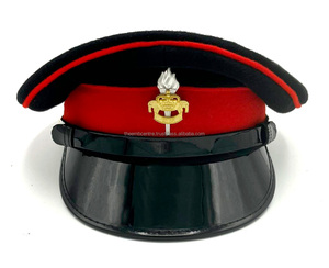 หมวกแก๊ปทรงสูงระดับไฮเอนด์ ปักตราสัญลักษณ์แบบกำหนดเอง ชุดเครื่องแบบ หมวกทรงแข็ง ผู้ผลิตขายส่ง - Product Image 1