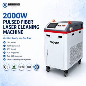 Macchina per Pulizia Laser a Impulsi da 2000W |   Senza consumabili, senza prodotti chimici |   Rimozione Vernice e Ruggine Industriale ad Alta Potenza - Product Image 1