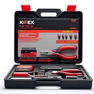 KNIPEX 8-piece <b>Tool</b> <b>Set</b> in Plastic Case for Electronics Work - Product Image 3