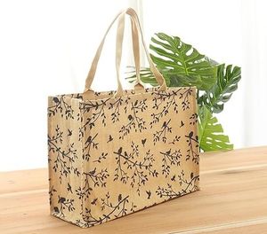 Luxury Custom Printed <b>Jute</b> <b>Tote</b> <b>Bag</b> EcoFriendly Spacious & Perfect for Shopping & Beach Days - Product Image 1