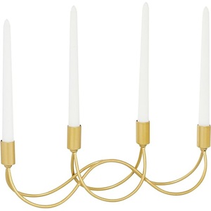 Elegantly Designed Modern Luxury Metal Decorative <b>Candle</b> <b>Holder</b> for Formal Events Wedding Church Fall Holiday and Home Decor - Product Image 5