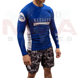 Chemise de compression de style unique pour hommes Rash Guard Wholesale Plain Blank Design - Product Image 6
