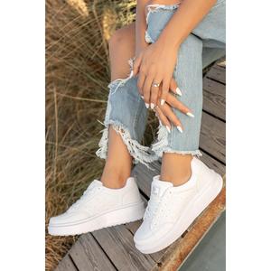 Scarpe sportive da donna con lacci ghiaccio