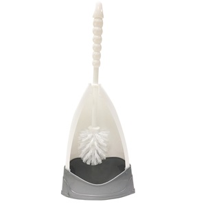 Juego de Escobilla y Soporte para Inodoro Yilmaz Firca FANATIK, Diseño Minimalista Italiano, Económico, de Plástico PET, Fácil de Limpiar - Product Image 4