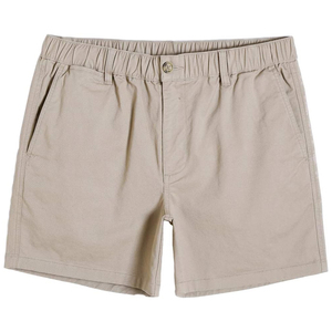 กางเกงขาสั้นผ้าฝ้ายแบบคลาสสิกสำหรับผู้ชายเอวยางยืดมีกระเป๋าหลายใบใส่ประจำวันชุดเดินฤดูร้อน - Product Image 1