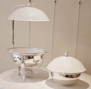 Attractive Stainless Steel <b>Chafing</b> Dish With High Efficiency <b>Fuel</b> Use Ideal For Budget Conscious Caterers - Product Image 4