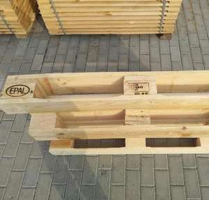 Palet europeo barato, usado y nuevo, de doble cara, de madera, para 4 direcciones, precio al por mayor - Product Image 1