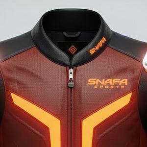 Chaqueta de Motociclista de Cuero con Marca Personalizada para Hombre, Nueva Moda, Chaqueta Vintage de Motociclista, Atuendos de Otoño, Chaquetas de Motociclista con Bolsillos - Product Image 3