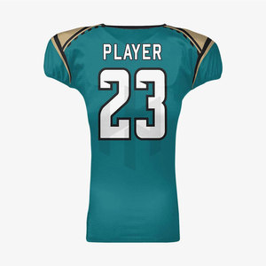 Jersey de Fútbol Americano de Primera Calidad, Personalizable con Nombre de Equipo, Manga Corta, Transpirable, Tallas Grandes, 100% Poliéster, Servicio OEM de Verano - Product Image 3