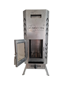 Calentador de Sauna Portátil ALMICOTA ALMI-Flex, a Leña, para Exteriores, Carpas, Camping, Acero Inoxidable, 20 kg, Ligero, Independiente, Moderno - Product Image 5