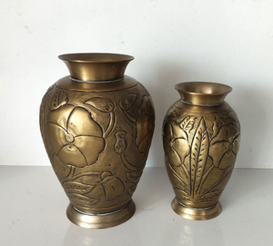 Jarrones de Flores de Latón Hechos a Mano de Estilo Costero para Centros de Mesa de Boda y Decoración de Mesa de Hogar, Color Personalizado - Product Image 6