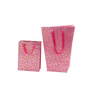 Embalaje de estilo increíble, bolsa de regalo de papel de impresión personalizada hecha a mano con mango de longitud de mano, bolsas de regalo reciclables de papel Kraft personalizadas - Product Image 4