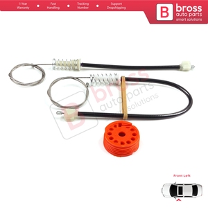 Kit de réparation de lève-vitre BWR5572 Porte gauche pour S2000 AP1 AP2 1999-2009 72250-S2A-A03 Pièces automobiles Bross Fabriqué en Turquie - Product Image 4