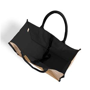 Sac fourre-tout en PU pour femme, de haute qualité, tendance, léger, durable, avec broderie décorative, design personnalisé, fermeture éclair, couleur unie - Product Image 4