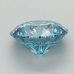 1.34 Ct Fancy Blue Round Lab Créé Diamant Coupe Ovale Forme Fantaisie Couleur Rose avec Perçage Laser IGI Certifié DD - Product Image 3