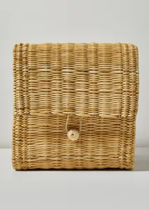 OEM ODM Sac de transport pour vélo de banlieue Sac de coffre en jonc de mer à double panier Sacoche pour l'arrière d'un vélo Vietnam - Product Image 5