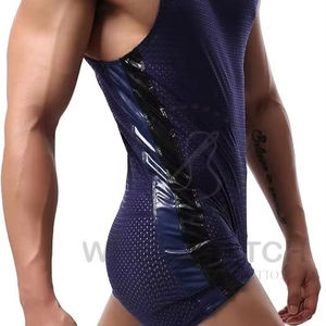 Singlet de musculation pour homme de haute qualité, décontracté, en polyester/coton, respirant, à séchage rapide, vêtements de sport - Product Image 1