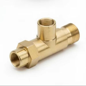 Adaptateur de raccord de tuyauterie en laiton de type T - Product Image 1