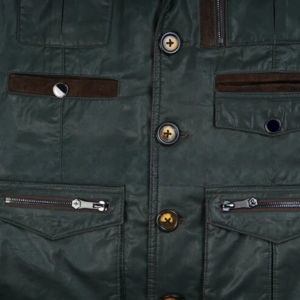 Chaleco Informal de Lona y Cuero de Primera Calidad del Fabricante, con Decoración de Botones, Transpirable, para Otoño/Invierno, Ropa Exterior de Verano - Product Image 6