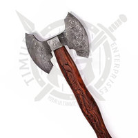 Handgefertigte Wikinger-Axt aus Kohlenstoffstahl mit Rosenholzgriff, Industriequalität, Maßanfertigung ODM/OEM, Geschmiedet, Hochwertig, 20 Zoll, 1,5 KG