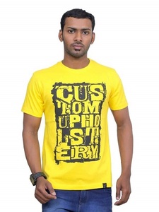 160 gsm 100% algodón promocional impreso Camiseta Hombre fabricante de la India - Product Image 2