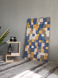 Panneau de mosaïque de revêtement solide de récupération classique de style moderne meubles de maison uniques carreaux de bâtiment de bureau décoratifs salon - Product Image 4