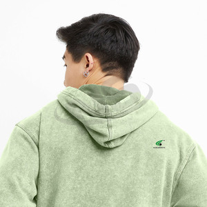 Clásico básico algodón mezclado hombres sudaderas con capucha nueva llegada moda pulóver transpirable logotipo personalizado sudaderas con capucha para gimnasio y ropa de calle - Product Image 6