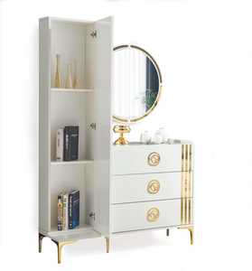 Juego de Dormitorio Pinar 2024 con Cabecera Iluminada de 6 Puertas, Armario de Madera de Alta Calidad, Cama King y Queen Size con Almacenamiento - Product Image 3