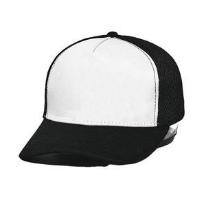 Sombreros de camionero con logotipo personalizado único, gorra de béisbol de malla de sarga de algodón, Panel de transferencia térmica, gorra de béisbol Unisex para adultos 2026 - Product Image 3