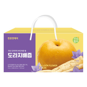 [ChunhoNcare] Zumo de frutas y verduras más vendido Bellflower & Pear Juice 70ml * 30Pack Bebida funcional de raíz de pera para todas las edades - Product Image 3