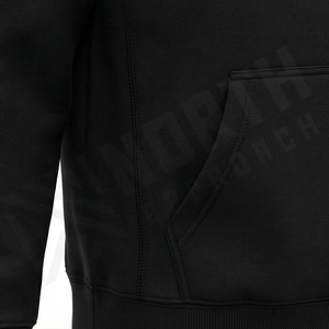 Sweat à capuche polaire surdimensionné personnalisé pour homme, grande taille, vêtement d'hiver décontracté, techniques de broderie, pull épais - Product Image 5