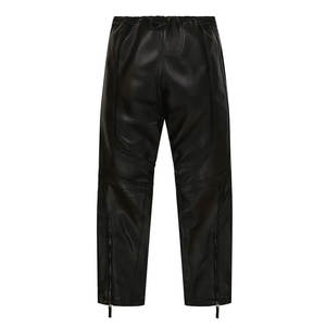 Ropa informal de alta calidad, pantalones Avirex de cuero para hombre, ropa de calle más vendida de Color sólido, pantalones Avirex de cuero para hombre a la venta - Product Image 2