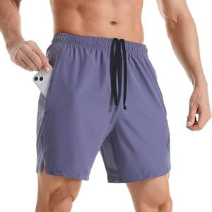 Vente en gros de shorts de sport pour hommes de style de rue imprimé sur mesure 100% polyester short de sport d'été à motif solide - Product Image 2