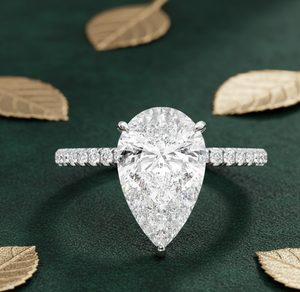 Anillo de Eternidad Étnico con Diamantes en Forma de Pera Aniva RN2616, Joyería para Mujer, Anillo de Compromiso de Oro Amarillo de 14 Quilates, Venta al por Mayor Personalizada - Product Image 1