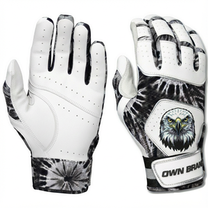 Gants de frappe de baseball et de softball à prix de gros, doublure en cuir de qualité supérieure, antidérapants, évacuant l'humidité, options de couleur personnalisées - Product Image 2