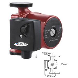 Pompe de circulation Nama Klimaline 1S.584 pour systèmes solaires et de chauffage, raccords de 2 po à 1 1/4 po, paire incluse - Product Image 1