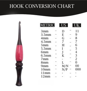 Wooden <b>Crochet</b> <b>Hook</b> Ergonomic <b>Hook</b> Resin Handmade Wooden For Knitting Resin <b>Crochet</b> <b>Hook</b> 3mm to 12mm Sizes - Product Image 5