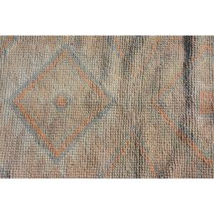 พรมปูพื้นขนแกะสไตล์ตุรกีโบราณสีเบจสีส้มขนาด23x121ฟุตทรงสี่เหลี่ยมผืนผ้าขนาดใหญ่สำหรับโถงทางเดินพรมหลังห้องทำจากยาง - Product Image 5