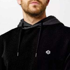 Sudaderas con Capucha Lisas al por Mayor, Sudadera Holgada con Cordones Personalizados, Algodón Grueso, Color Personalizado, Suministro de Fábrica OEM - Product Image 5