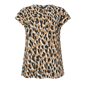 New Deal Vintage Animal Print Camisetas de mujer Manga corta Verano Casual O-cuello Anti-Pilling Transpirable Bangladesh Hecho - Product Image 2