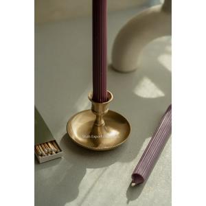 Bougeoir conique en métal populaire or fini pour la maison mariage décor de table de noël bougeoir conique - Product Image 2