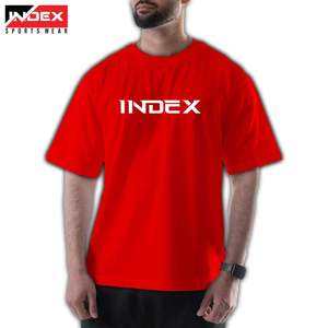 เสื้อยืดแขนสั้นผู้ชาย INDEX คอกลม ทรงปกติ สีเหลือง ผ้าฝ้ายเจอร์ซีย์ สำหรับใส่ลำลอง - Product Image 3