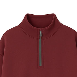 Nouveauté Sweat-shirt pour femme d'hiver Logo imprimé personnalisé Couleur unie 100% coton Coupe-vent Respirant Sweat-shirts pour femmes - Product Image 4