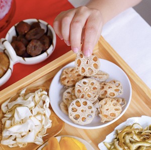 Tranche de racine de lotus séchée biologique, racines de lotus déshydratées au goût naturel, meilleure vente du Vietnam - Product Image 5