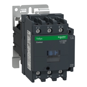 Contattore Schneider Electric TeSys LC1-D a 3 Poli AC-3 440V 40A con Bobina 48V DC per Circuiti da 40A - Product Image 1