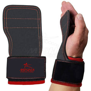 Hot Selling Premium Quality <b>Wrist</b> Support Grip Pads Cowhide Leather Material for <b>Weight</b> Lifting Hot Selling Premium Quality - Product Image 4